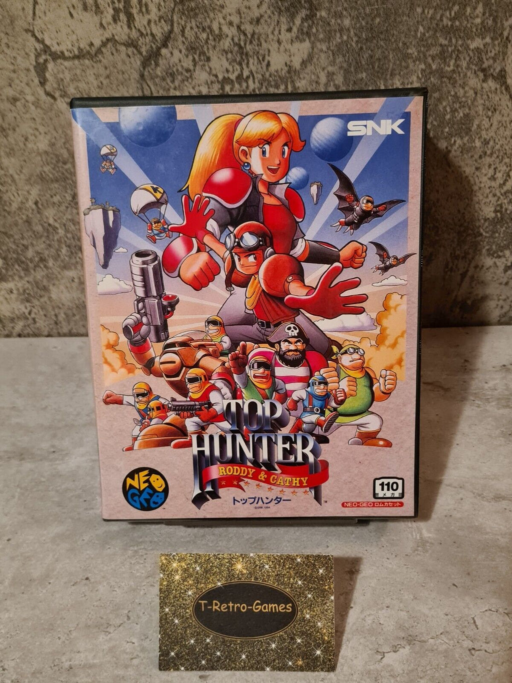 Neo Geo Top Hunter mit OVP und Anleitung Japan - T-Retro-Games 