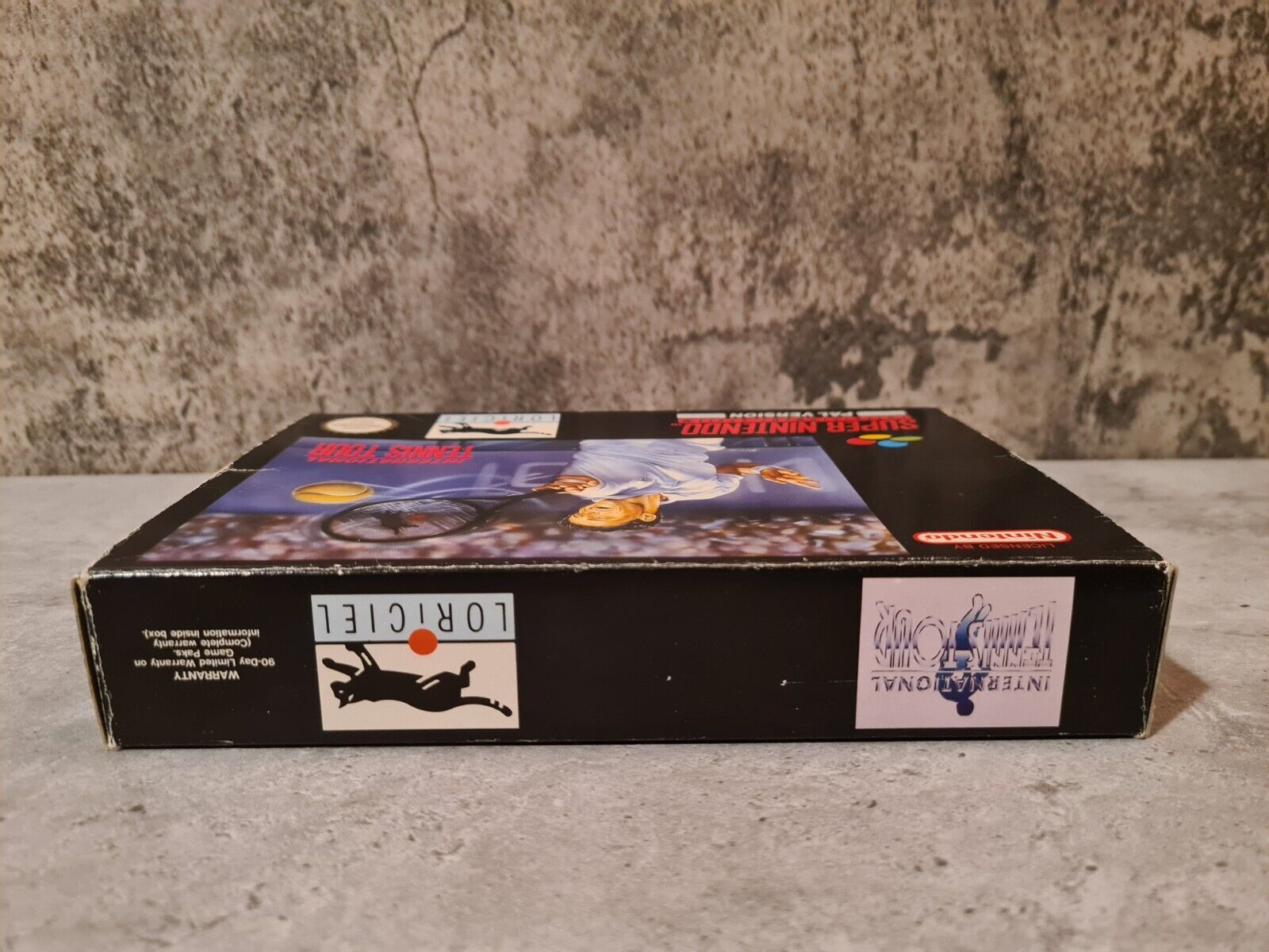 SNES Super Nintendo International Tennis Tour mit OVP und Anleitung UKV - T-Retro-Games 