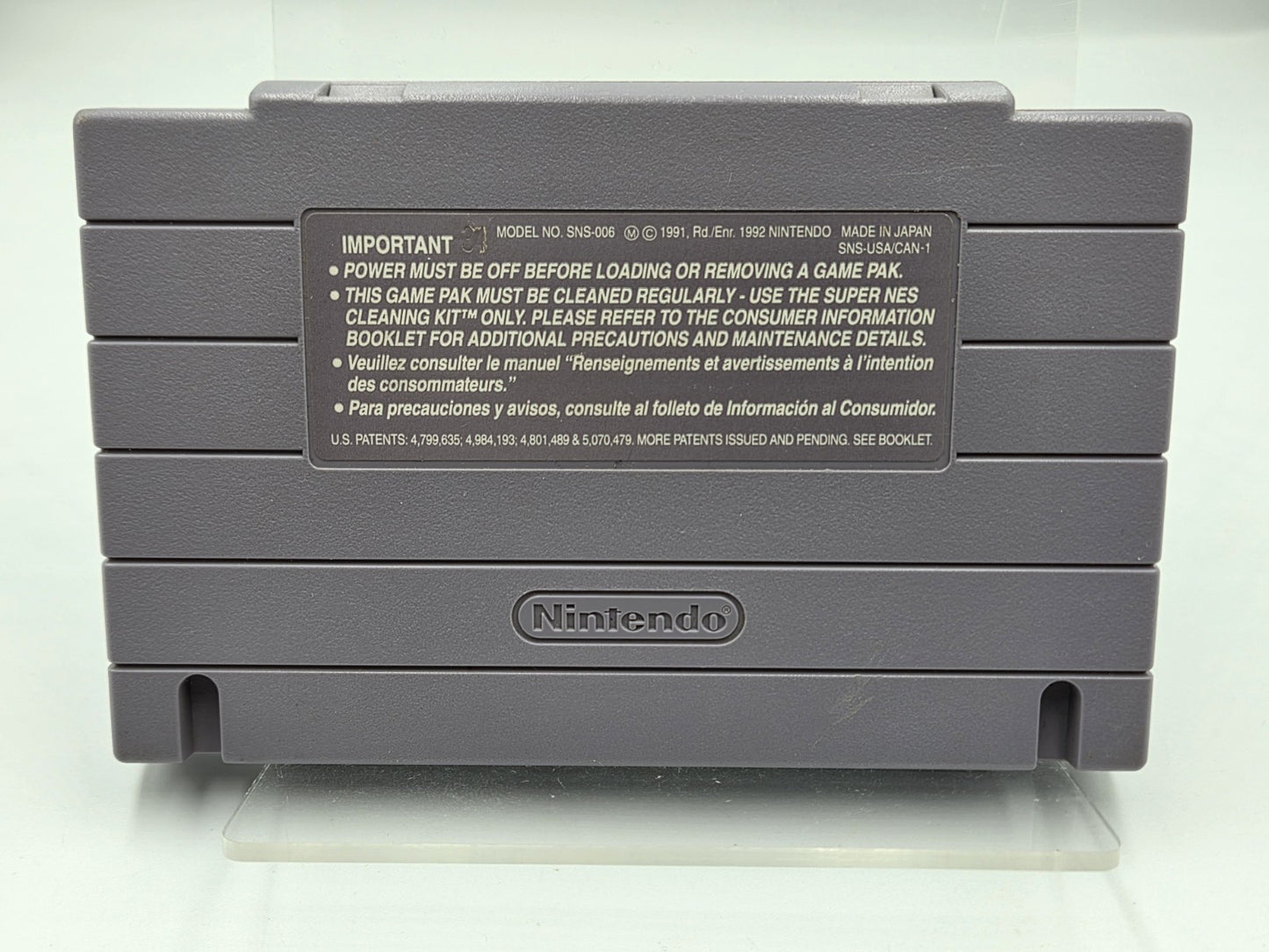 SNES Super Nintendo Super Mario RPG Legend of The Seven Stars   NTSC USA Modul