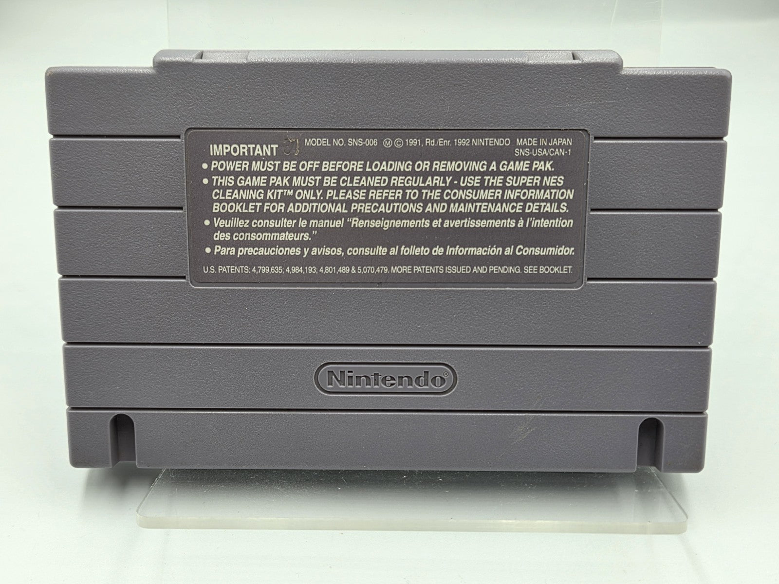 SNES Super Nintendo Super Mario RPG Legend of The Seven Stars   NTSC USA Modul