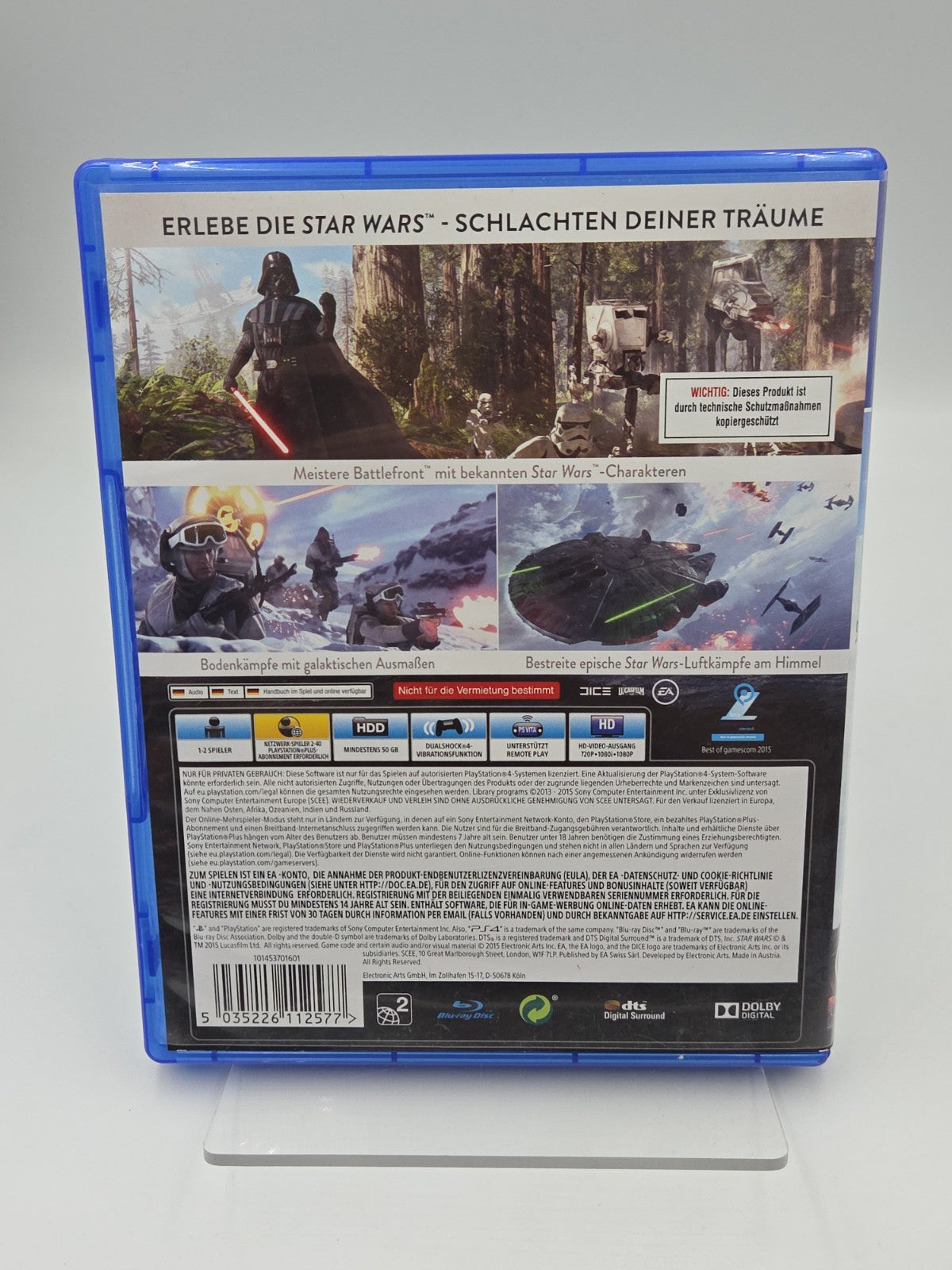 PS4 Playstation 4 Spiel Star Wars Battlefront mit OVP und Anleitung Deutsch
