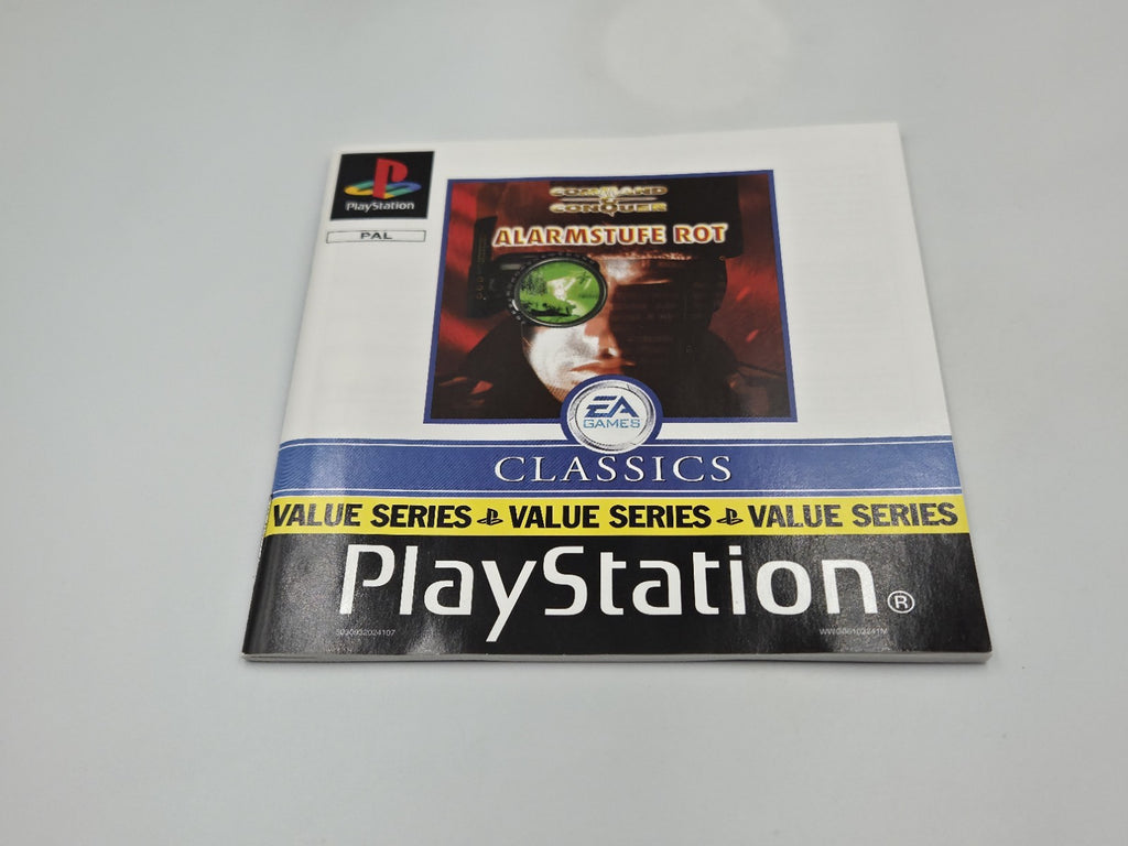 PS1 Command & Conquer Alarmstufe Rot mit OVP und Anleitung Deutsch 2 Discs 