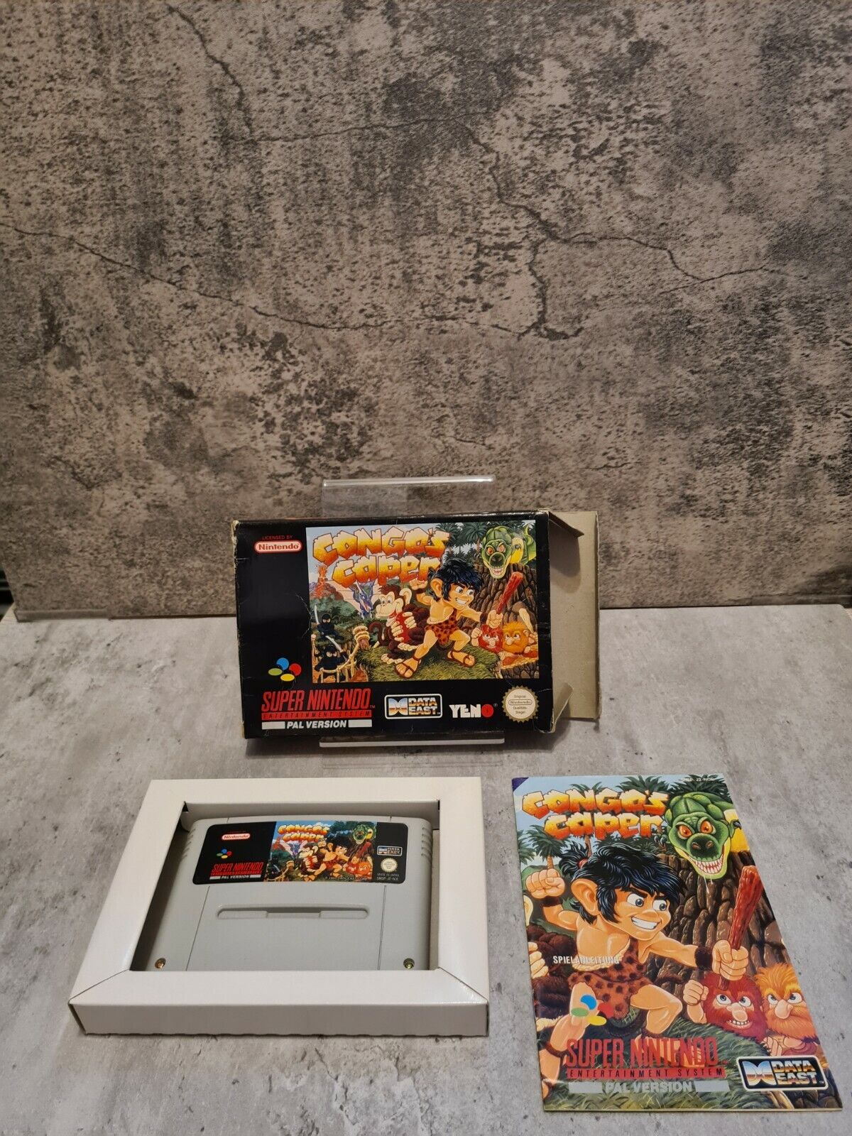 SNES Super Nintendo Congo's Caper mit OVP und Anleitungen NOE - T-Retro-Games 