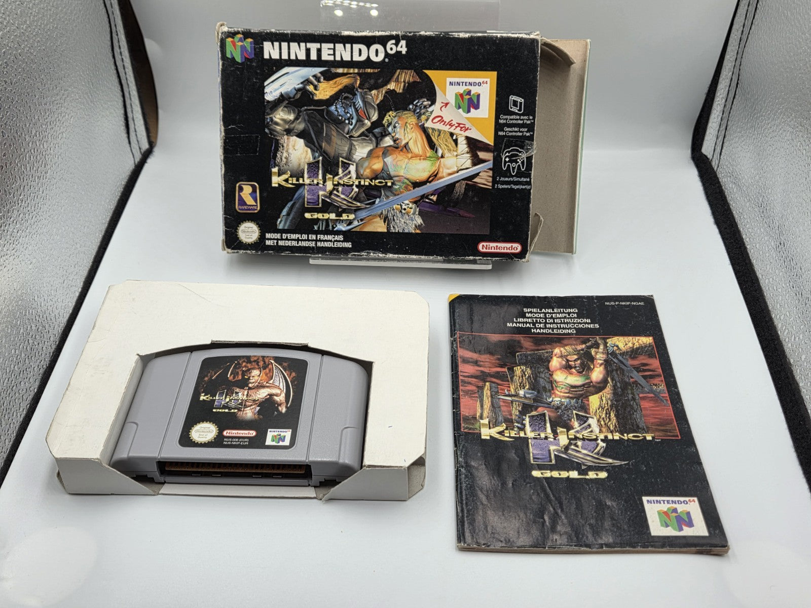 N64 Nintendo 64 Killer Instinct mit OVP und Anleitung FAH