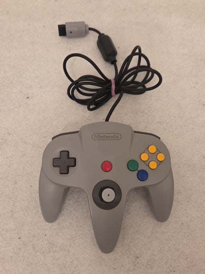 Nintendo 64 N64 Konsole Console Black Schwarz mit Controller + Kabeln