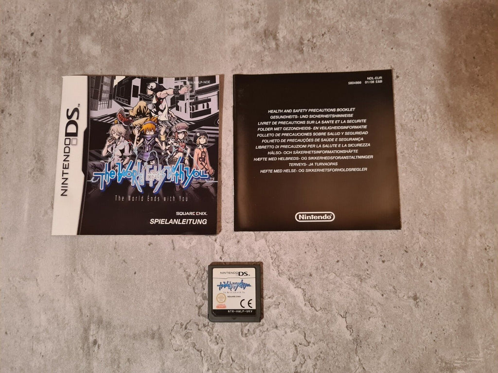 Nintendo DS The World Ends With You mit OVP und Anleitung NOE - T-Retro-Games 