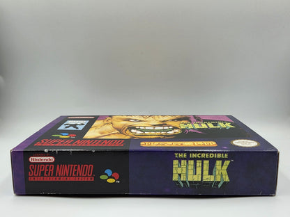 SNES Super Nintendo The Incredible Hulk mit OVP und Anleitung EUR