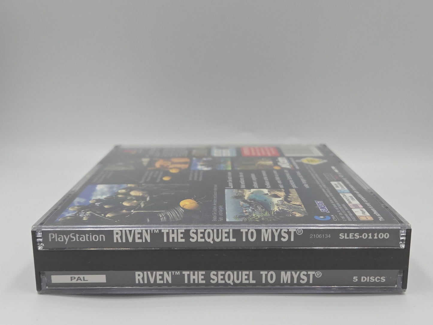 PS1 Playstation 1 Spiel Riven Sequel To Myst mit OVP und Anleitung Deutsch