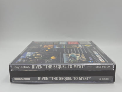 PS1 Playstation 1 Spiel Riven Sequel To Myst mit OVP und Anleitung Deutsch