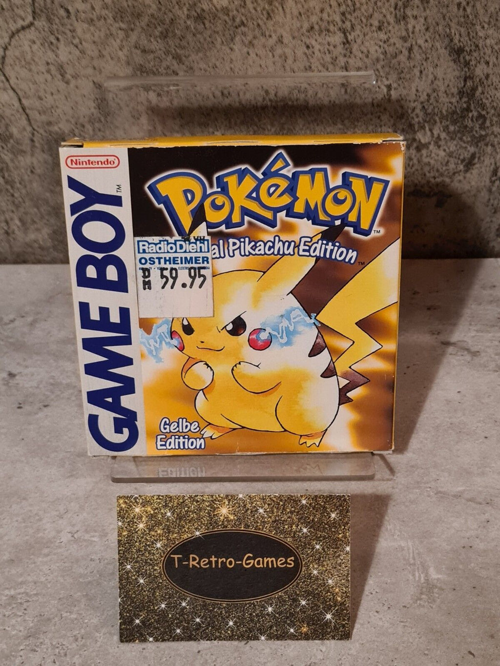 Nintendo Game Boy Classic Pokemon Special Pikachu Edition + OVP + Anleitung NOE - T-Retro-Games 