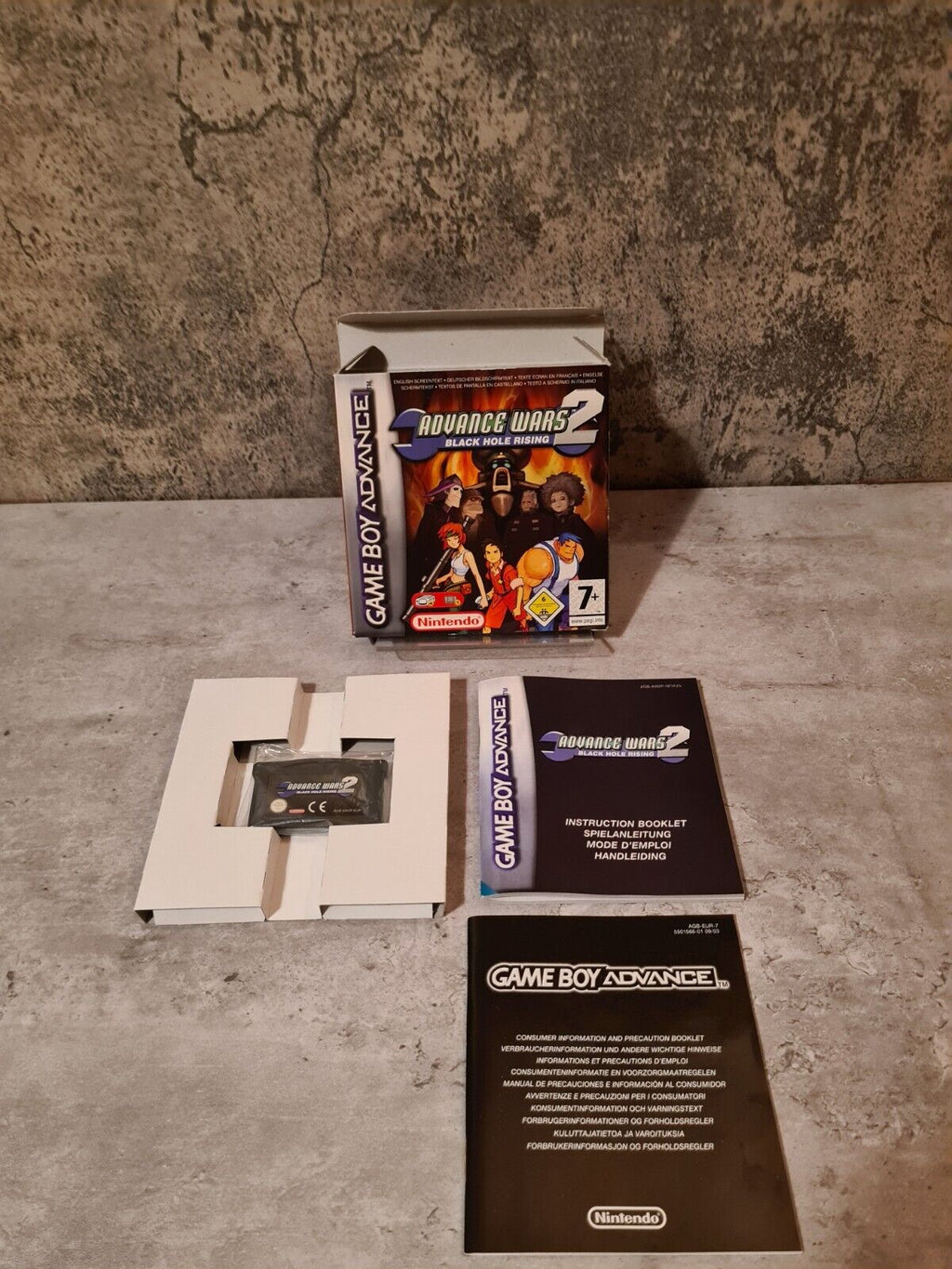 Gameboy Advance Advance Wars 2 Black Hole Rising mit OVP und Anleitung EUR - T-Retro-Games 