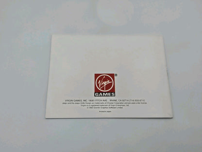 Game Boy Classic Jeep Jamboree Off-Road Adventure Instruction Booklet USA