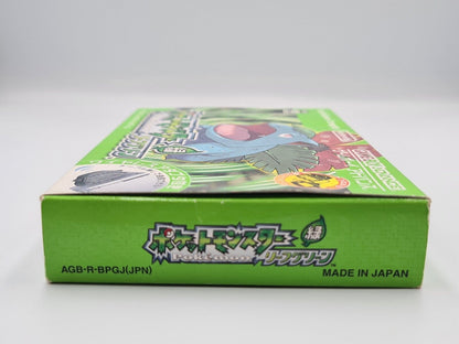 Nintendo Game Boy Advance Pokemon LeafGreen mit OVP und Anleitung Japan NTSC-J - T-Retro-Games 