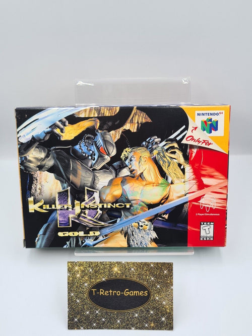 N64 Nintendo 64 Killer Instinct Gold mit OVP und Anleitung USA NTSC - T-Retro-Games 