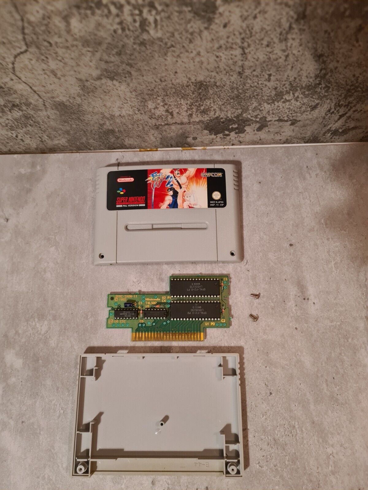 SNES Super Nintendo Final Fight 2 Modul ESP - T-Retro-Games 