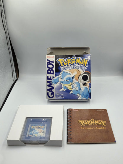 Nintendo Game Boy Pokemon Blaue Edition mit OVP und Anleitung NOE
