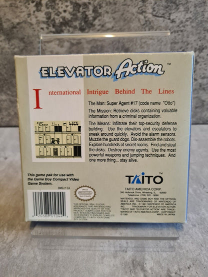 Nintendo Gameboy Classic Elevator Action mit OVP und Anleitung USA - T-Retro-Games 