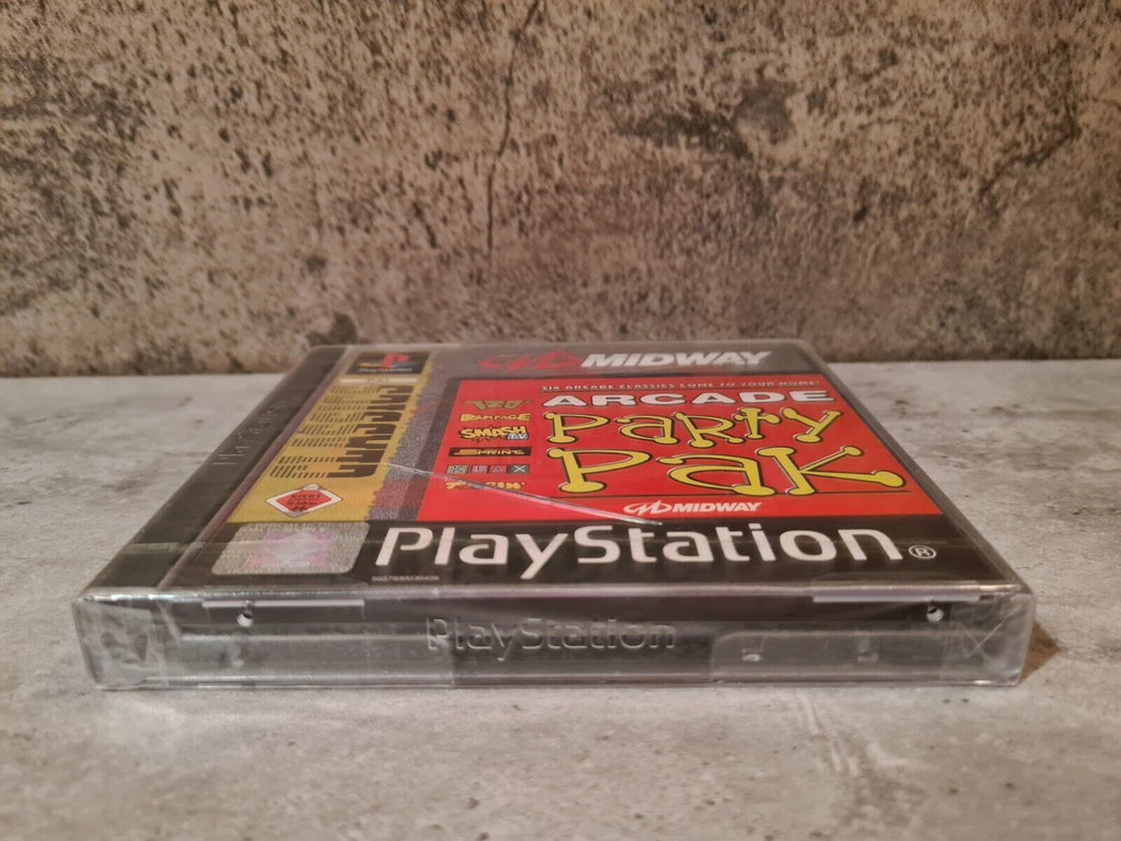 PS1 Playstation 1 Spiel Arcade Party Pak Sealed Neu New Multi Language - T-Retro-Games 