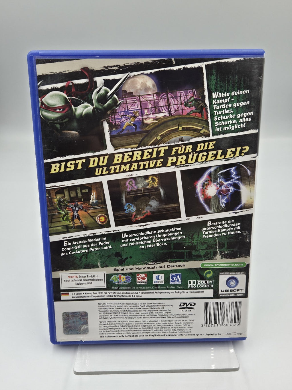 PS2 Playstation 2 Spiel Turtles Smash-Up mit OVP Deutsch