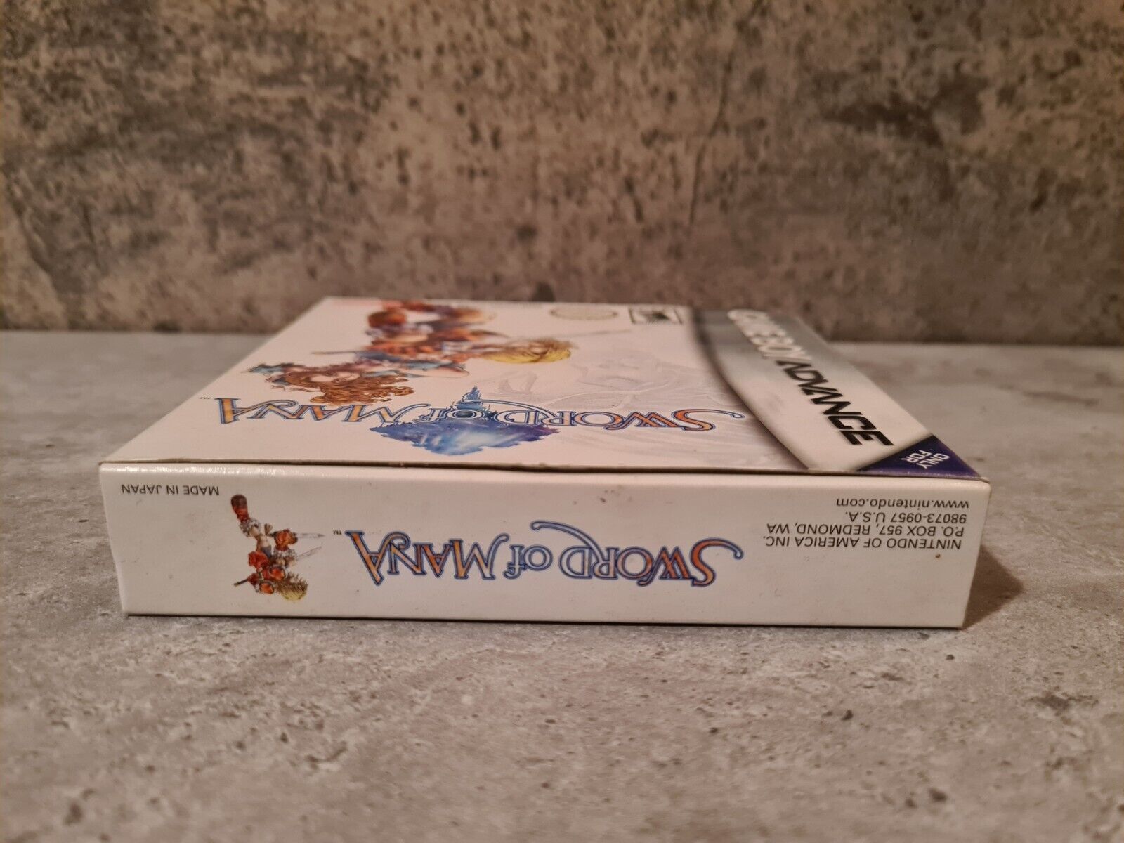 Gameboy Advance Sword of Mana USA Leer OVP Empty Box - T-Retro-Games 