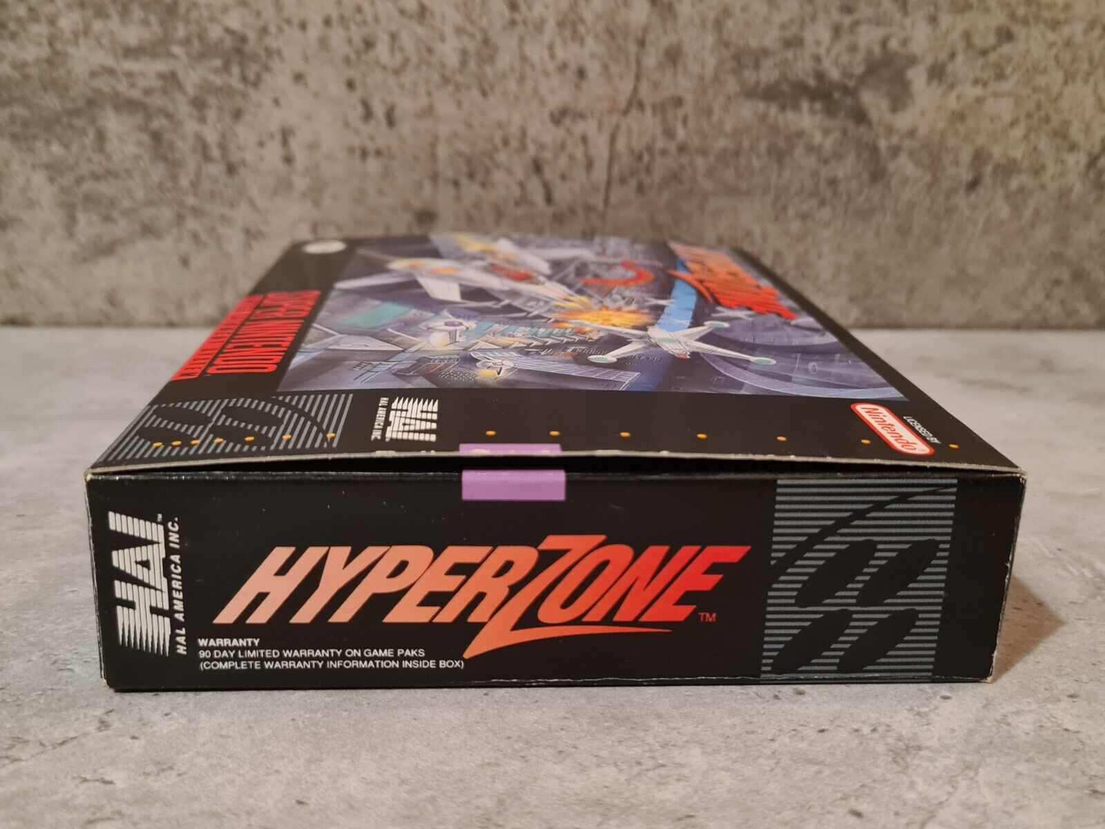 SNES Super Nintendo HyperZone mit OVP und Anleitung NTSC-USA - T-Retro-Games 