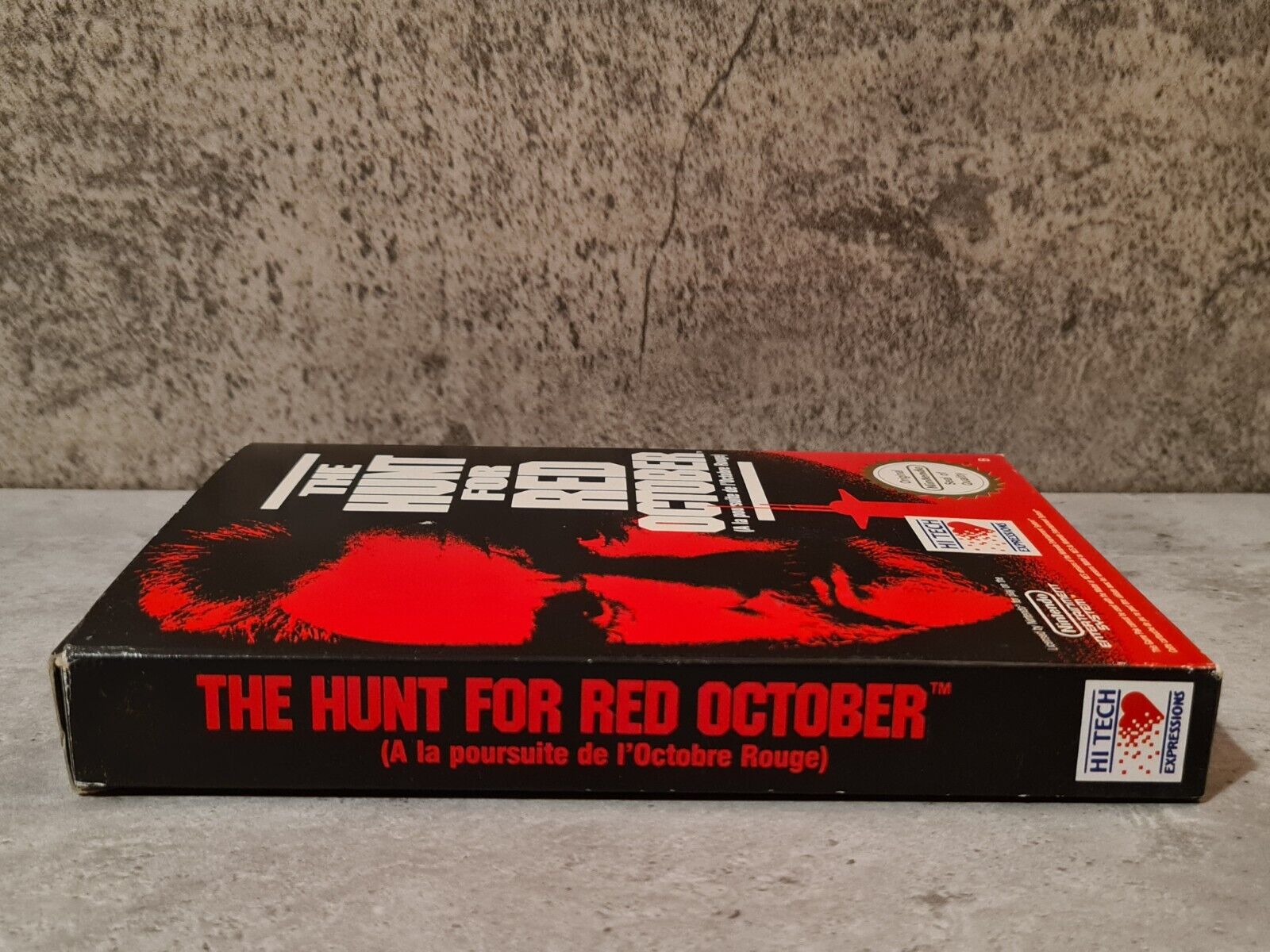 Nintendo NES The Hunt for Red October mit OVP und Anleitung FRA - T-Retro-Games 