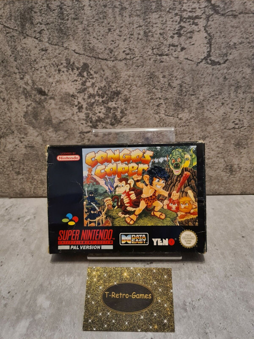 SNES Super Nintendo Congo's Caper mit OVP und Anleitungen NOE - T-Retro-Games 