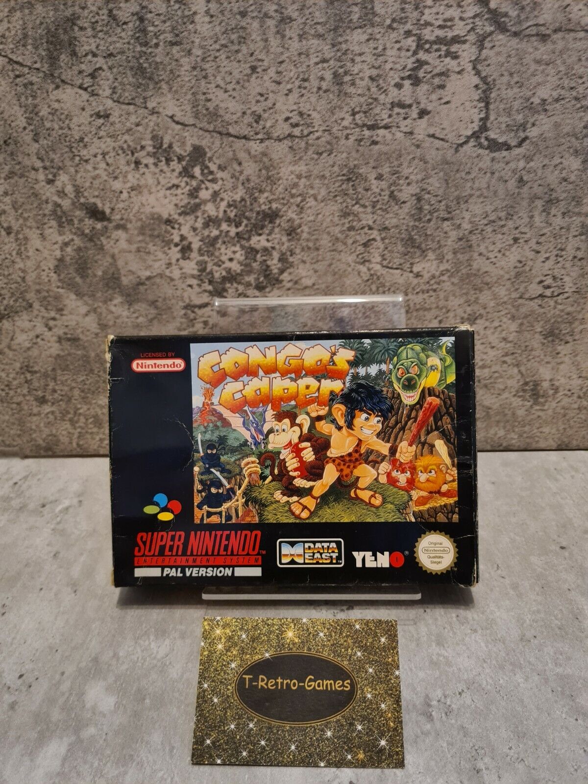 SNES Super Nintendo Congo's Caper mit OVP und Anleitungen NOE - T-Retro-Games 