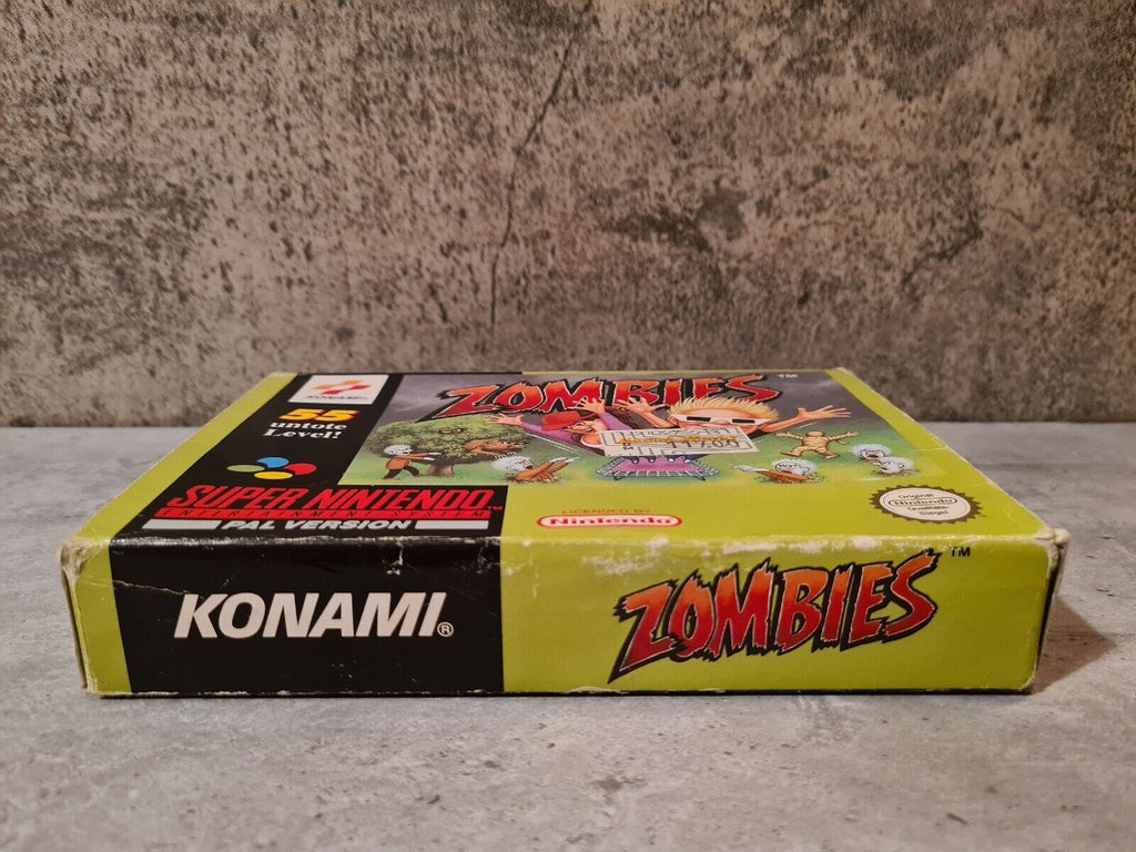 SNES Super Nintendo Zombies mit OVP und Anleitung NOE - T-Retro-Games 