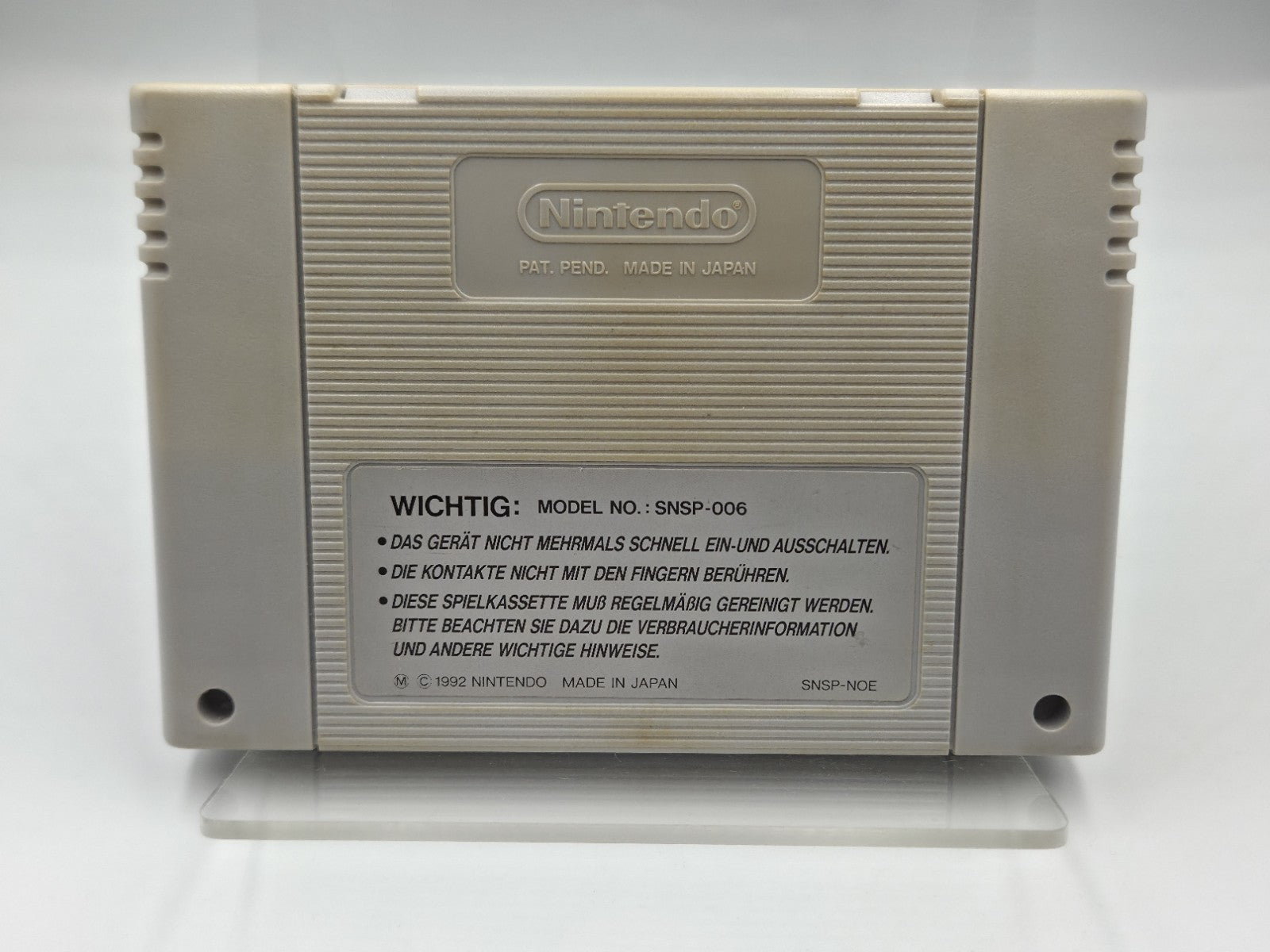 SNES Super Nintendo Spiel Super Mario Allstars Modul NOE