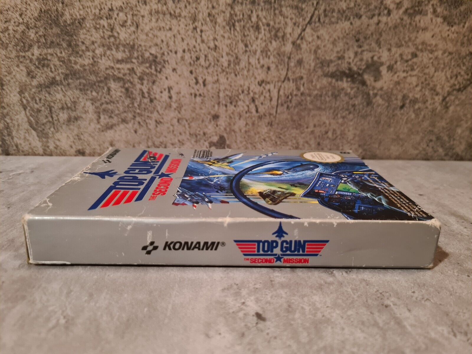 NES Top Gun The Second Mission mit OVP und Anleitung FRA - T-Retro-Games 