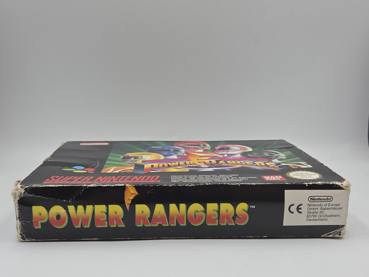 SNES Super Nintendo Power Rangers Leer OVP Empty Box EUR