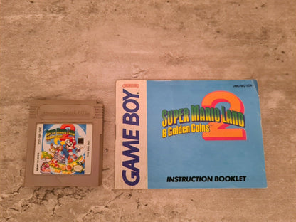 Nintendo Gameboy Super Mario Land 2 : 6 Golden Coins mit OVP und Anleitung USA - T-Retro-Games 