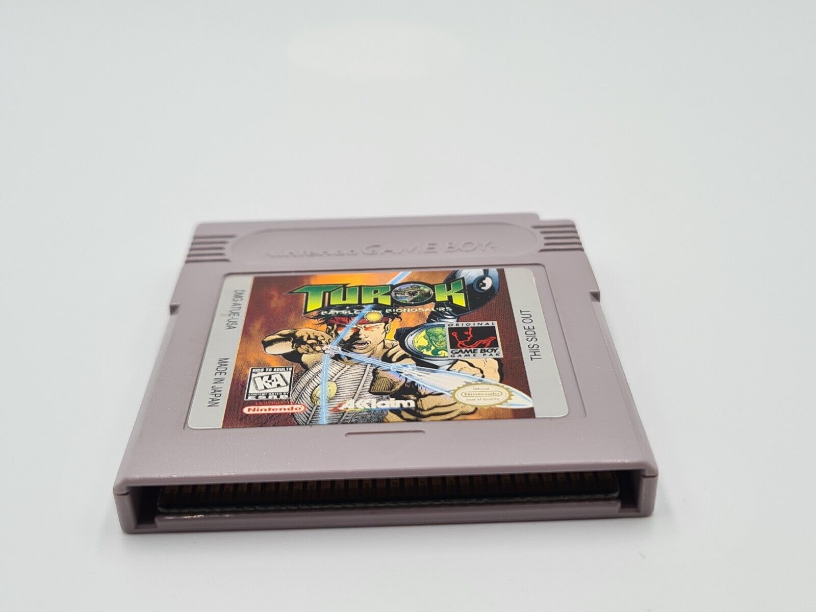 Nintendo Game Boy Classic Spiel Turok Battle of The Bionosaurs Modul USA - T-Retro-Games 