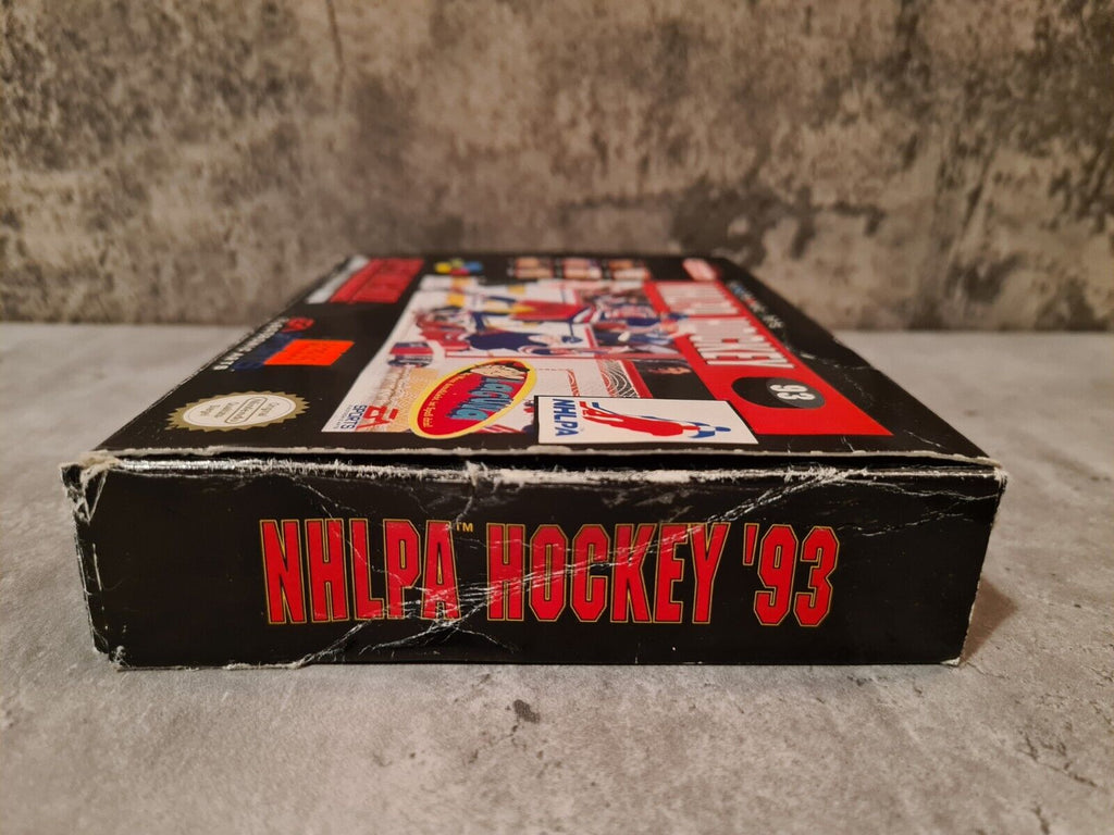 SNES Super Nintendo NHLPA Hockey 93 mit OVP und Anleitung NOE - T-Retro-Games 