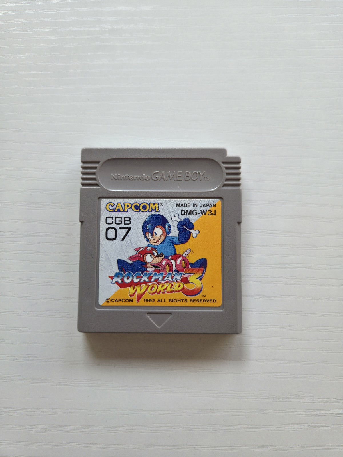 Nintendo Game Boy Classic Spiel Rockman World 3 Modul Japan