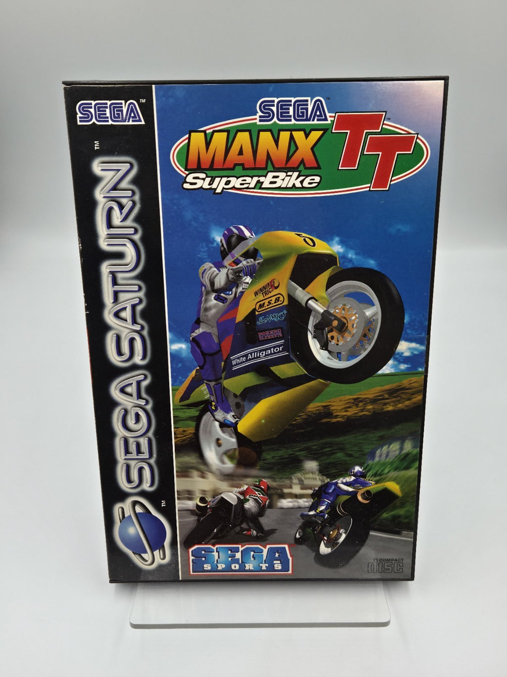 Sega Saturn Spiel Manx TT SuperBike mit OVP und Anleitung Multi Language 