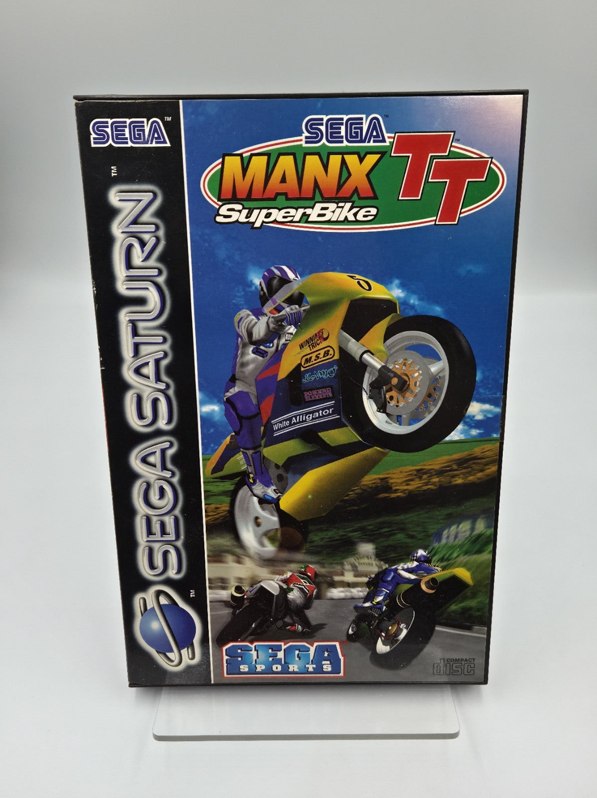 Sega Saturn Spiel Manx TT SuperBike mit OVP und Anleitung Multi Language 