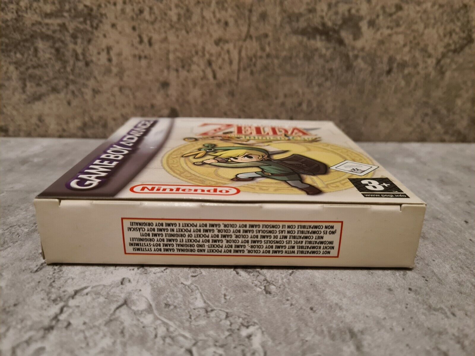 Gameboy Advance The Legend of Zelda The Minish Cap mit OVP und Anleitung EUR - T-Retro-Games 