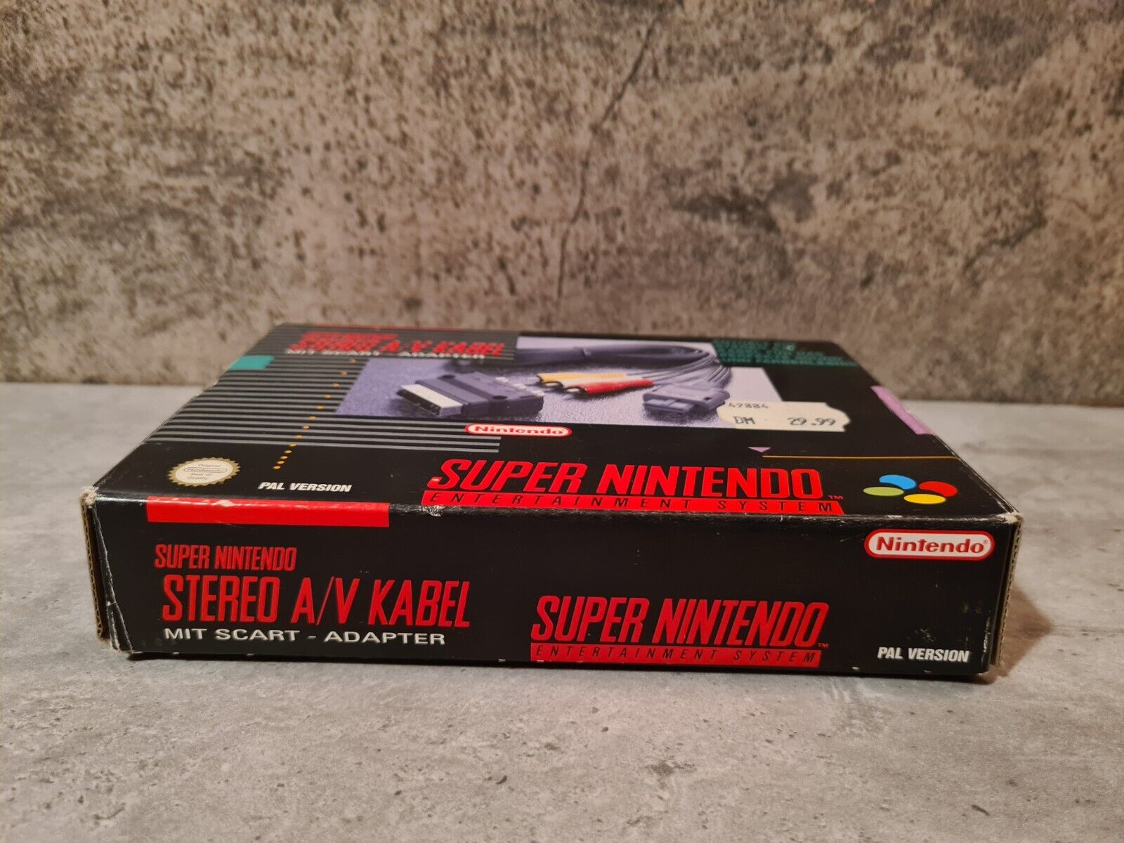 SNES Super Nintendo Stereo A/V Kabel OVP - T-Retro-Games 