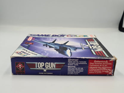 Nintendo Game Boy Color Top Gun Fire Storm mit OVP und Anleitung EUR - T-Retro-Games 