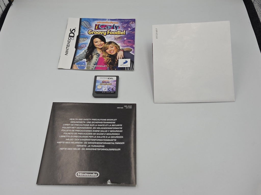 Nintendo DS Spiel iCarly Groovie Foodie! mit OVP und Anleitung + Poster 