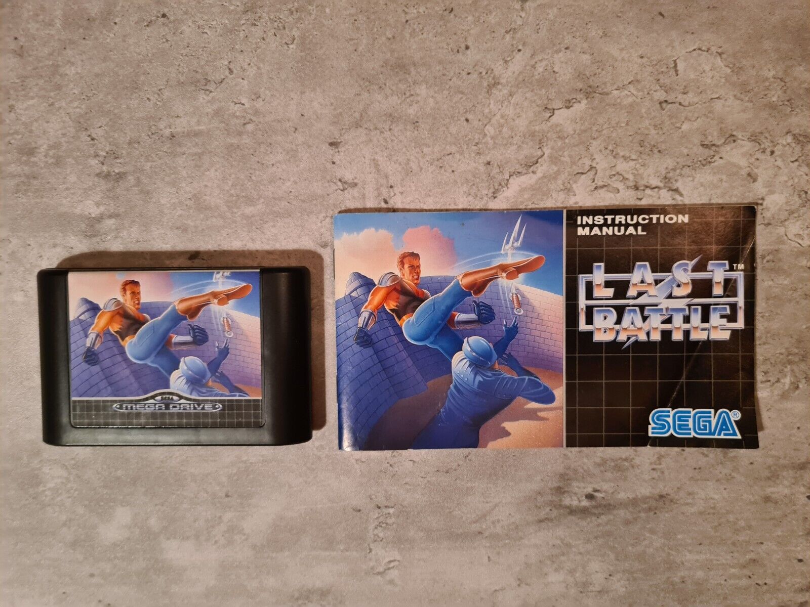 Sega Mega Drive Spiel Last Battle mit OVP und Anleitung Multi Language - T-Retro-Games 