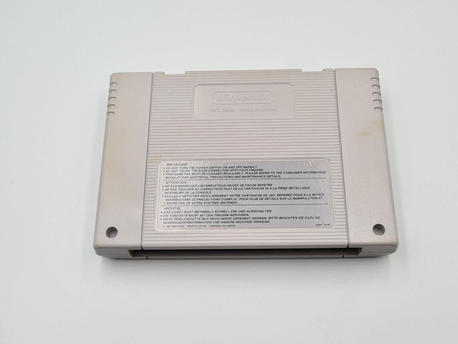 SNES Super Nintendo Vortex mit OVP und Anleitung EUR - T-Retro-Games 
