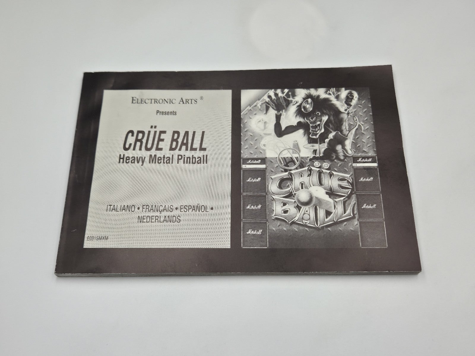 Sega Mega Drive Spiel Crüe Ball mit OVP und Anleitung Multilingual 
