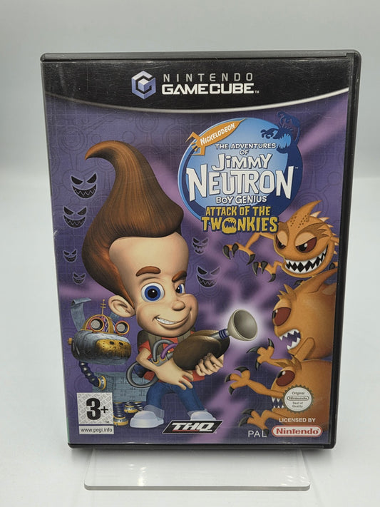 Nintendo GameCube Jimmy Neutron Attack Of The Twonkies mit OVP und Anleitung UKV