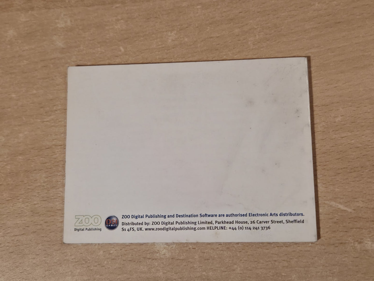 Nintendo Game Boy Advance Sim City 2000 Spielanleitung EUR