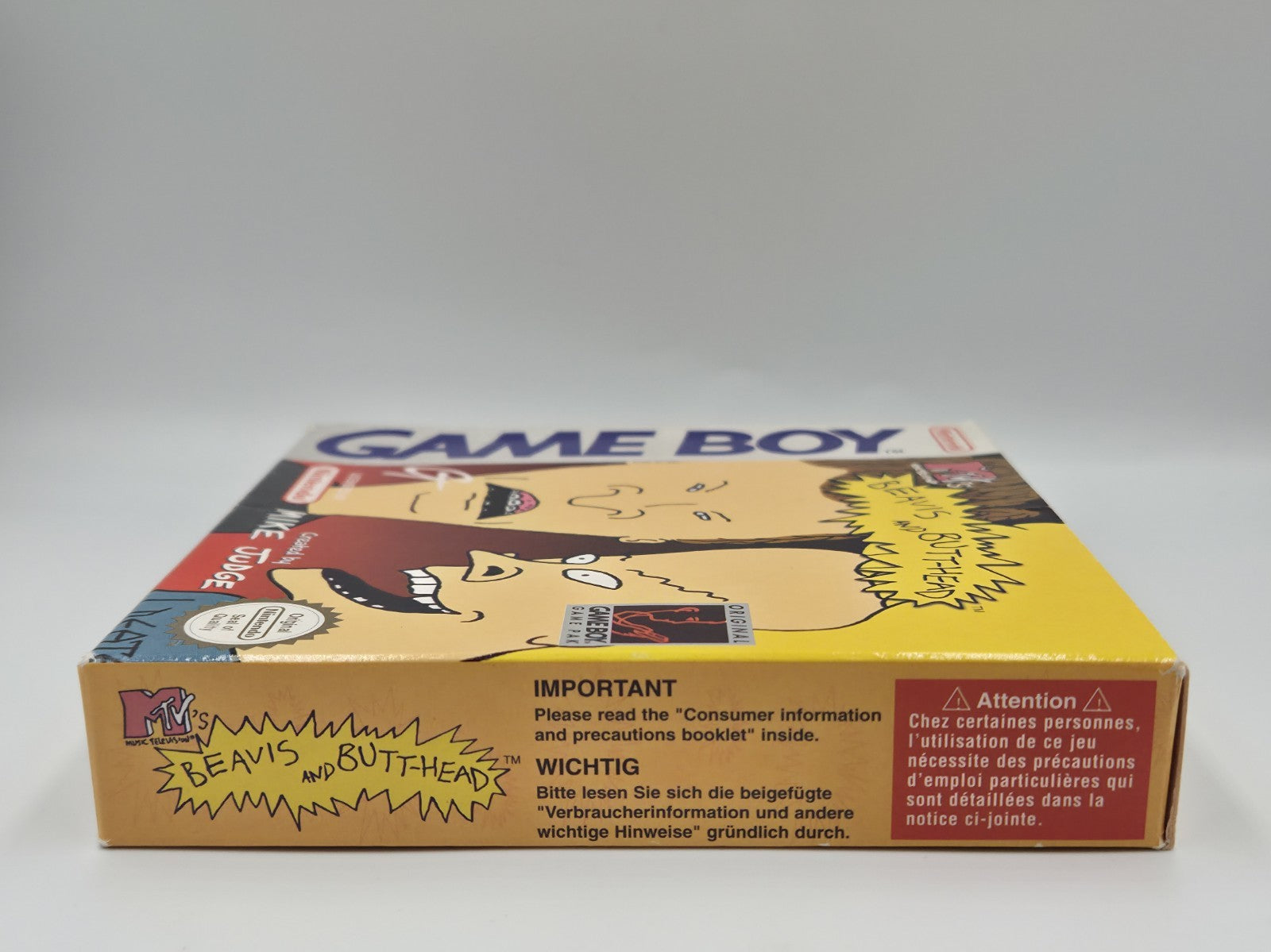 Nintendo Game Boy Classic Spiel Beavis and Butt-Head mit OVP und Anleitung EUR
