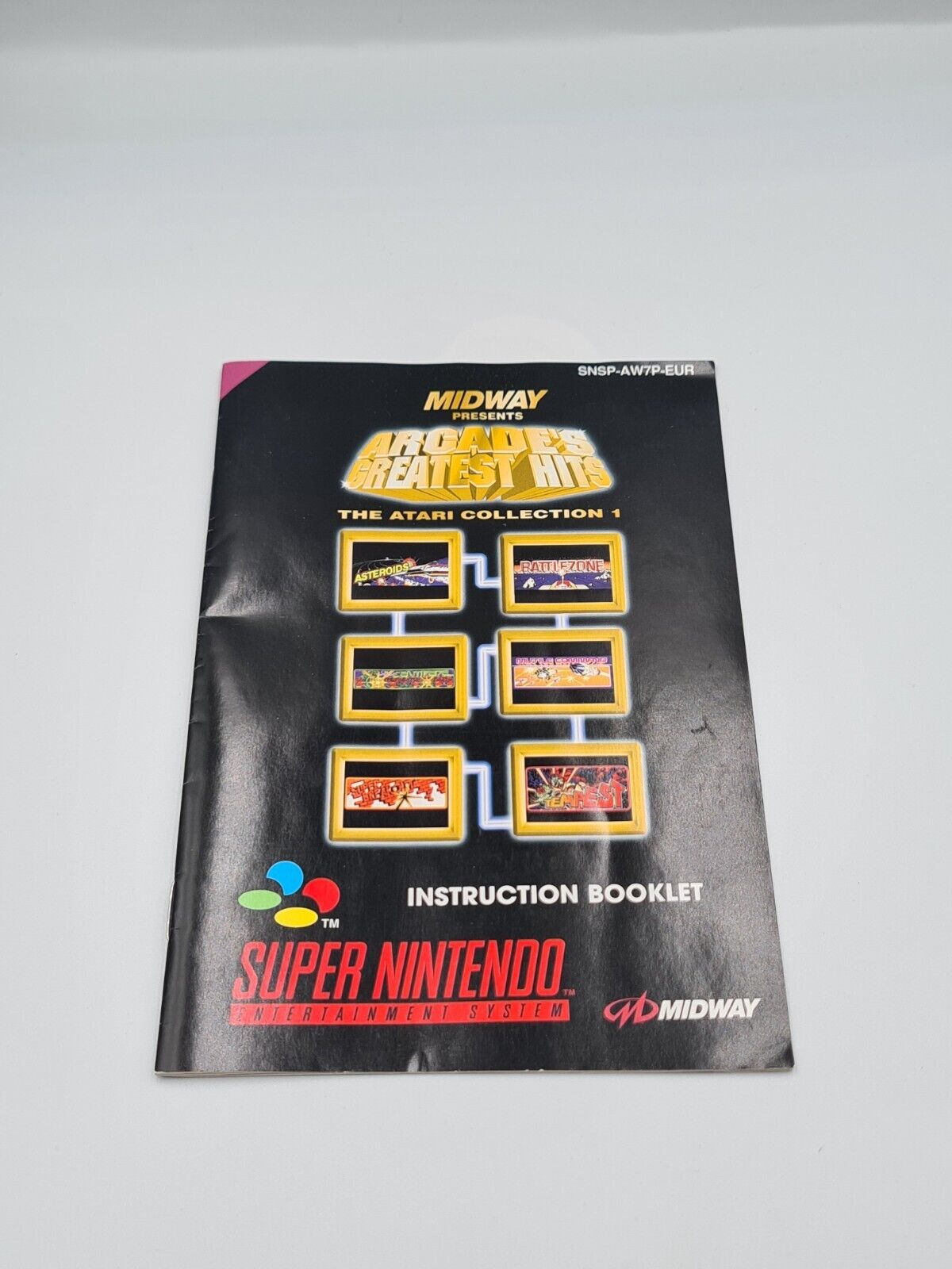SNES Super Nintendo Arcade's Greatest Hits mit OVP und Anleitung EUR - T-Retro-Games 
