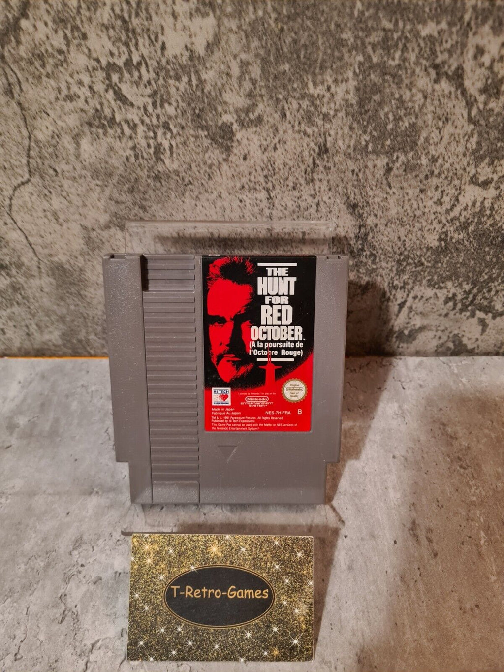 Nintendo NES Spiel The Hunt For Red October Modul FRA - T-Retro-Games 